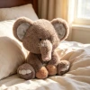 Transfronterizo lindo sentado elefante peluche juguete bondadoso niña dormir pacificador ragdoll fabricante personalizado details Picture